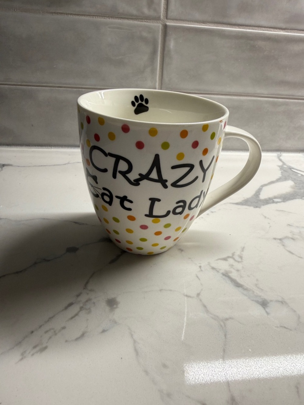 THL crazy cat lady coffee mug